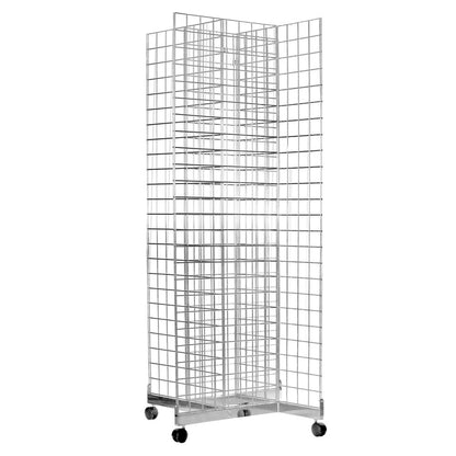Four-Way Gridwall Mesh Stand - W610 x D610 mm