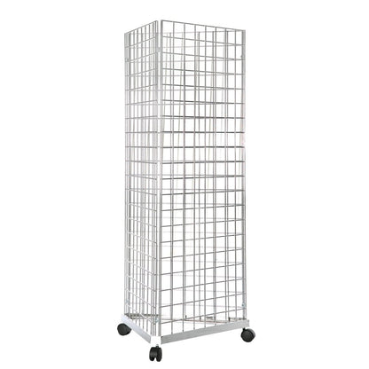 Three-Way Gridwall Mesh Stand - W610 x D610 mm