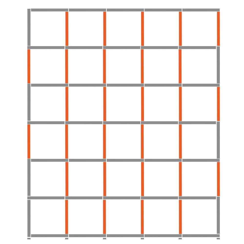 Cube Shelving Display & Storage Unit - 5 x 6