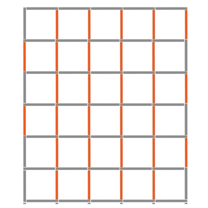Cube Shelving Display & Storage Unit - 5 x 6