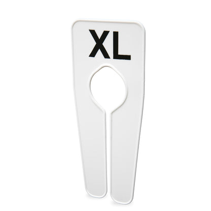 Clothes Rail Size Dividers - One Size Per Pack of 5 - Sizes S to XXL Available
