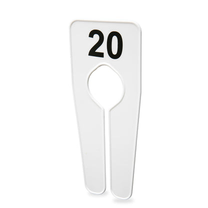 Clothes Rail Size Dividers - One Size Per Pack of 5 - Sizes 8 to 32 Available