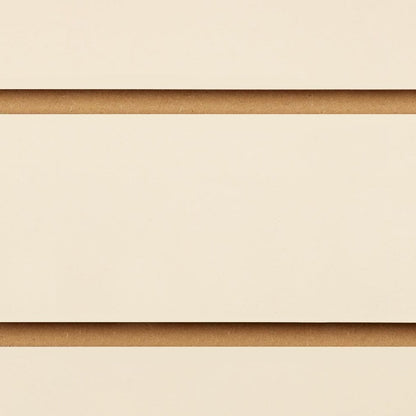 Cream Slatwall Panel - 100mm Centres - 18mm MDF