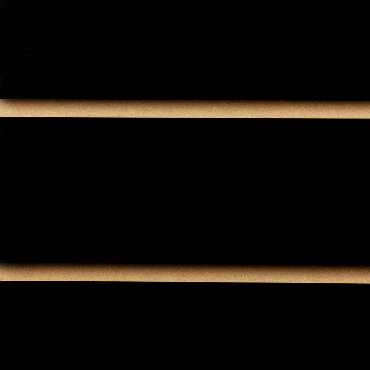 Black Slatwall Panel - 100mm Centres - 18mm MDF