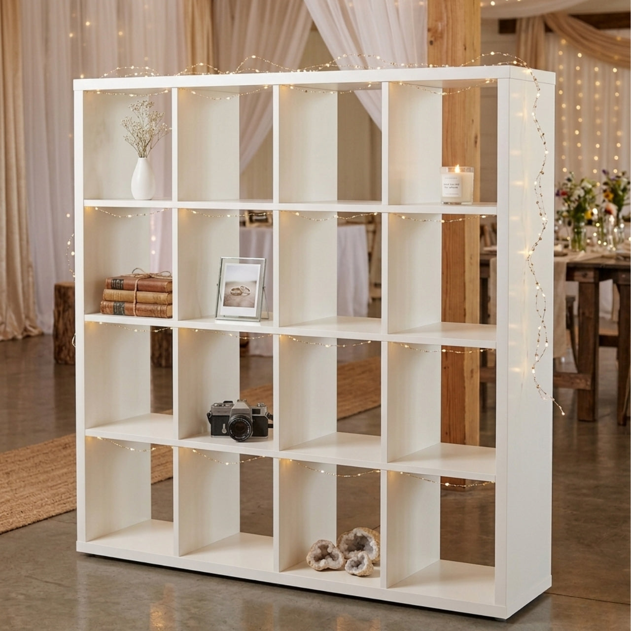 Cube Shelving Display Unit - 4 x 4
