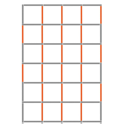 Cube Shelving Display & Storage Unit - 4 x 6
