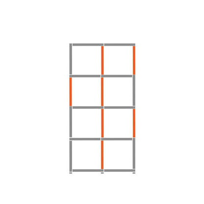 Cube Shelving Display & Storage Unit - 2 x 4