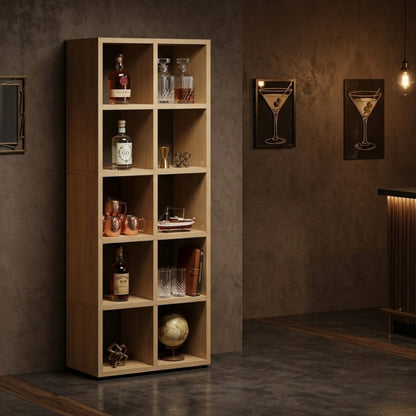 Cube Shelving Display & Storage Unit - 2 x 5