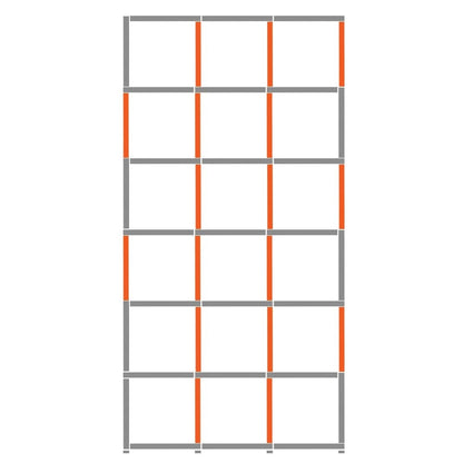 Cube Bookshelf Display Unit - 3 x 6