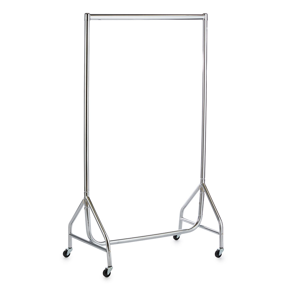 Reinforced Chrome Heavy-Duty Clothes Rail
