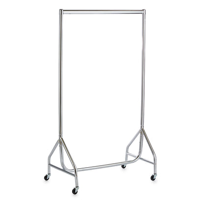 Reinforced Chrome Heavy-Duty Clothes Rail