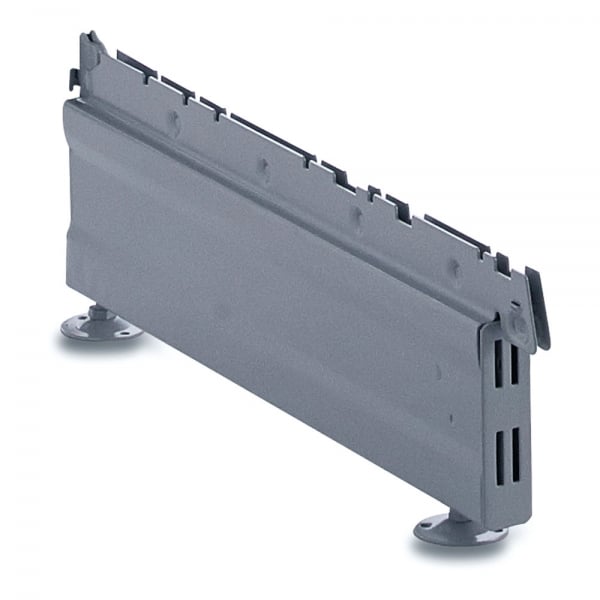 Silver Base Leg for Retail Shelving Units - H160mm