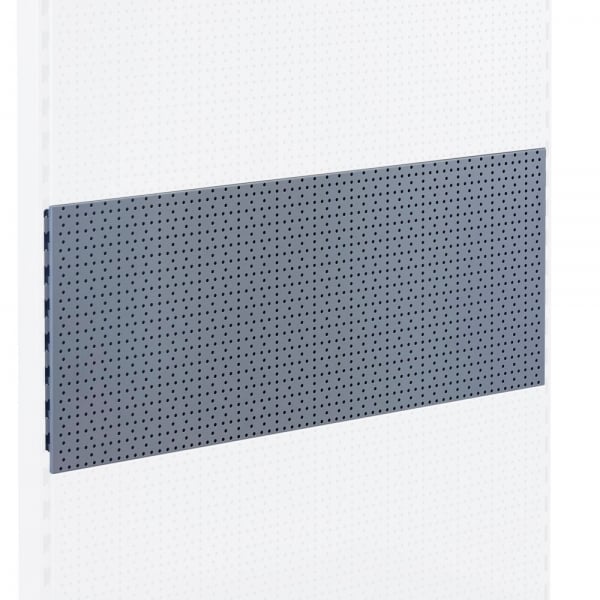 Silver Perforated Back Panel for Retail Shelving Units - H400mm