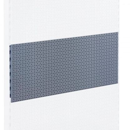 Silver Perforated Back Panel for Retail Shelving Units - H400mm