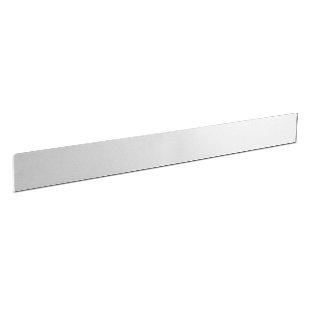 Acrylic Shelf Riser for Retail Shelving Units - H95mm (75mm Exposed)