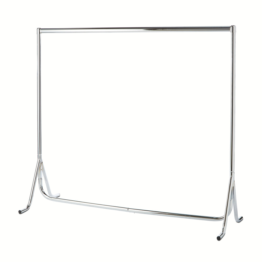 Fishtail Chrome Heavy-Duty Clothes Rail