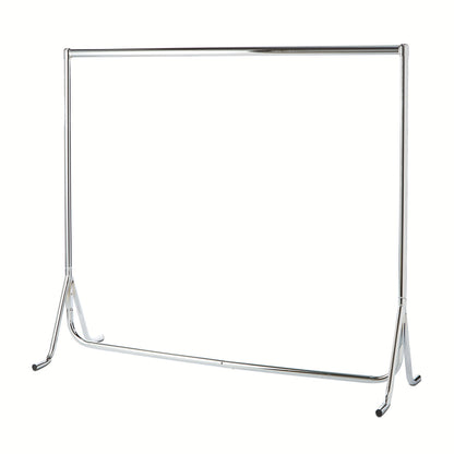 Fishtail Chrome Heavy-Duty Clothes Rail