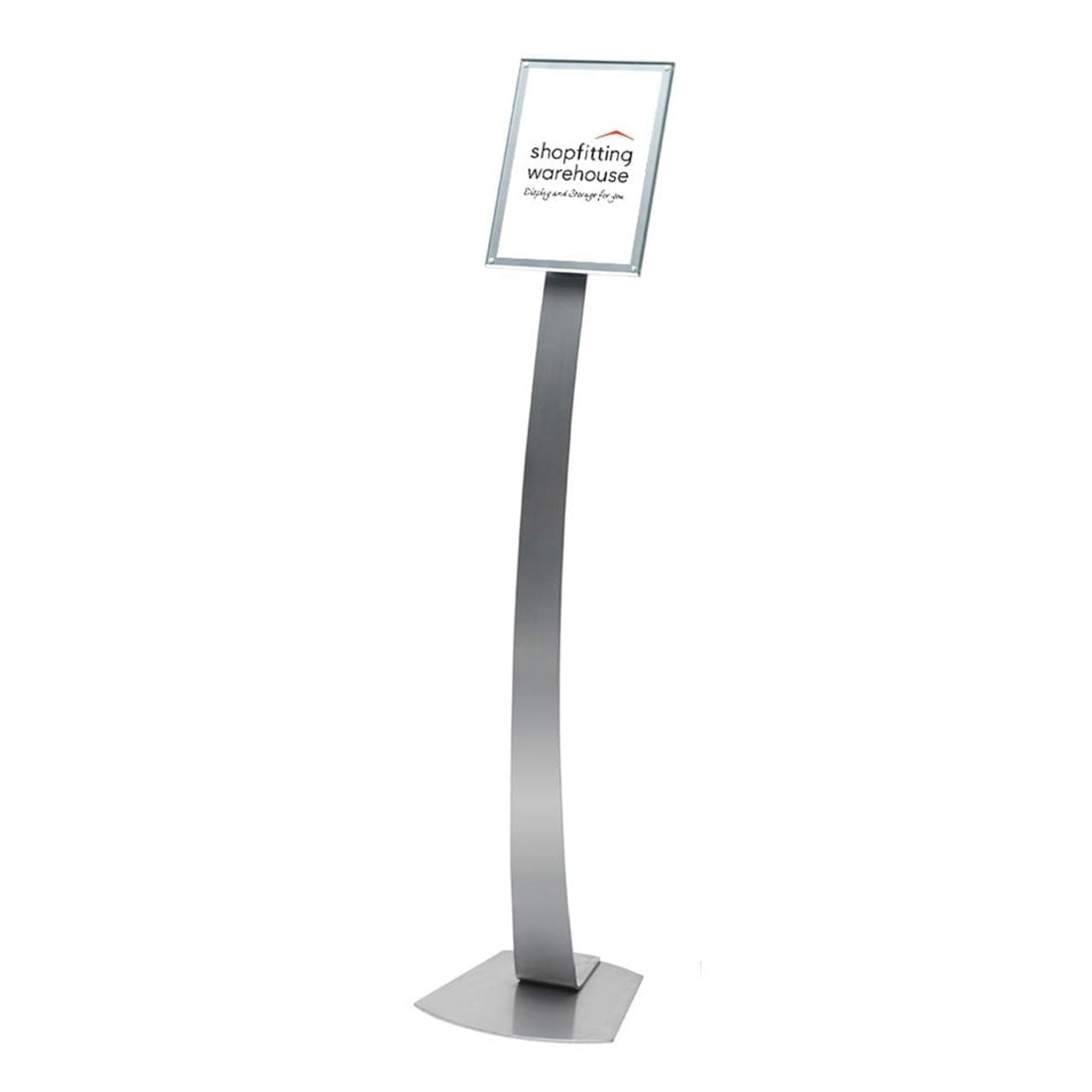 A4 Contemporary Floor-Standing Sign Holder - H1457 x W335 x D303mm