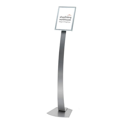 A4 Contemporary Floor-Standing Sign Holder - H1457 x W335 x D303mm