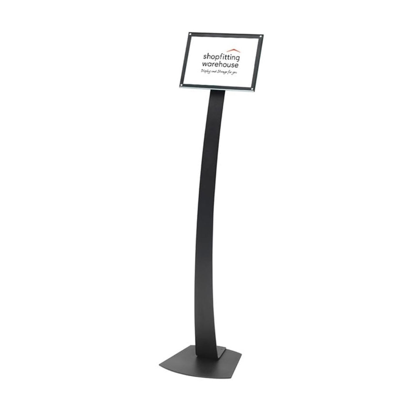 A4 Contemporary Floor-Standing Sign Holder - H1457 x W335 x D303mm