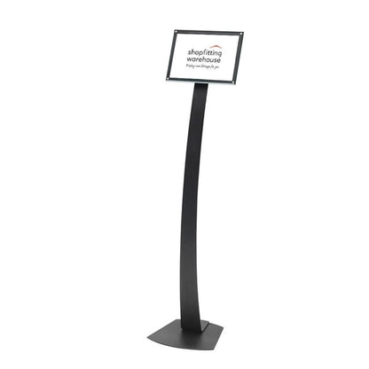 A4 Contemporary Floor-Standing Sign Holder - H1457 x W335 x D303mm