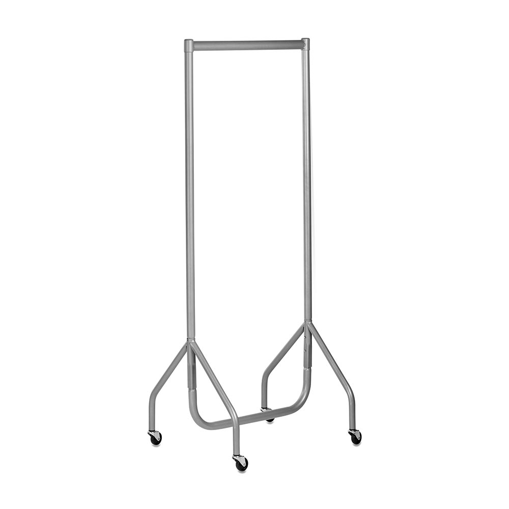 Silver Heavy-Duty Clothes Rail