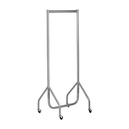 Silver Heavy-Duty Clothes Rail
