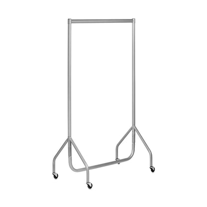 Silver Heavy-Duty Clothes Rail