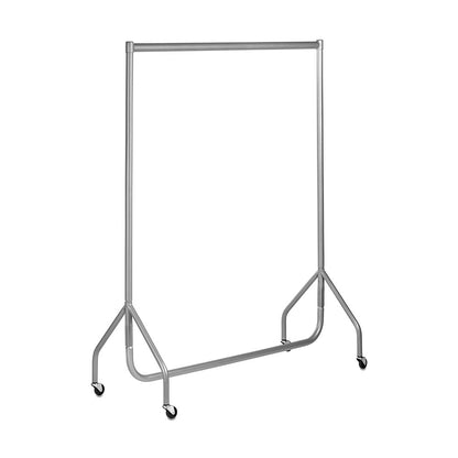 Silver Heavy-Duty Clothes Rail