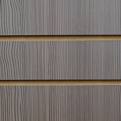 Pino Grey Slatwall Panel - 100mm Centres - 18mm MDF