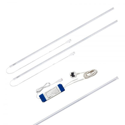 LED Shelf Lighting for White Retail Shelving Units - Suitable for W1000mm Shelves