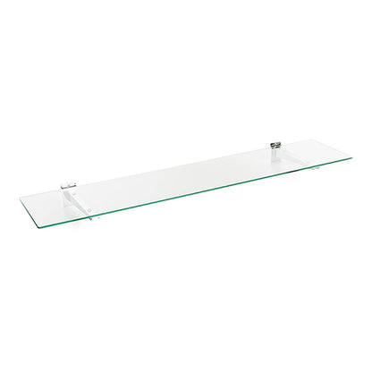 Toughened Glass Shelf and Slatwall Brackets - 6mm Thickness - W1200mm