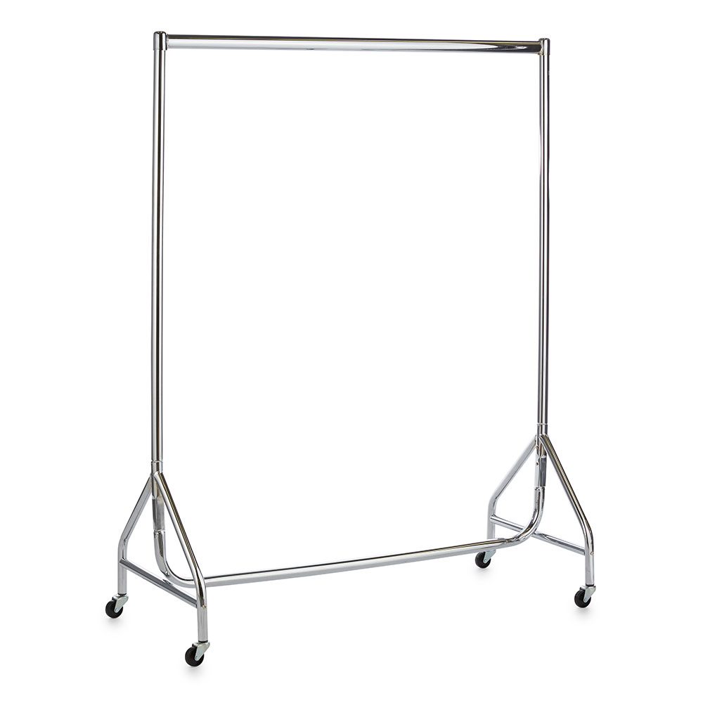 Reinforced Chrome Heavy-Duty Clothes Rail