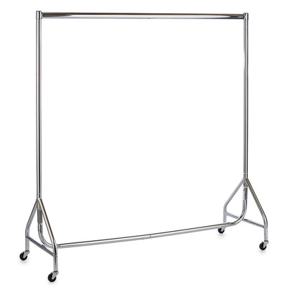 Reinforced Chrome Heavy-Duty Clothes Rail