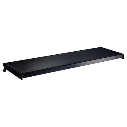 Black Retail Wall Shelving - 3 Bays With 470mm Base Shelf