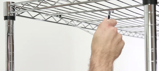 1. Hang up the hooks