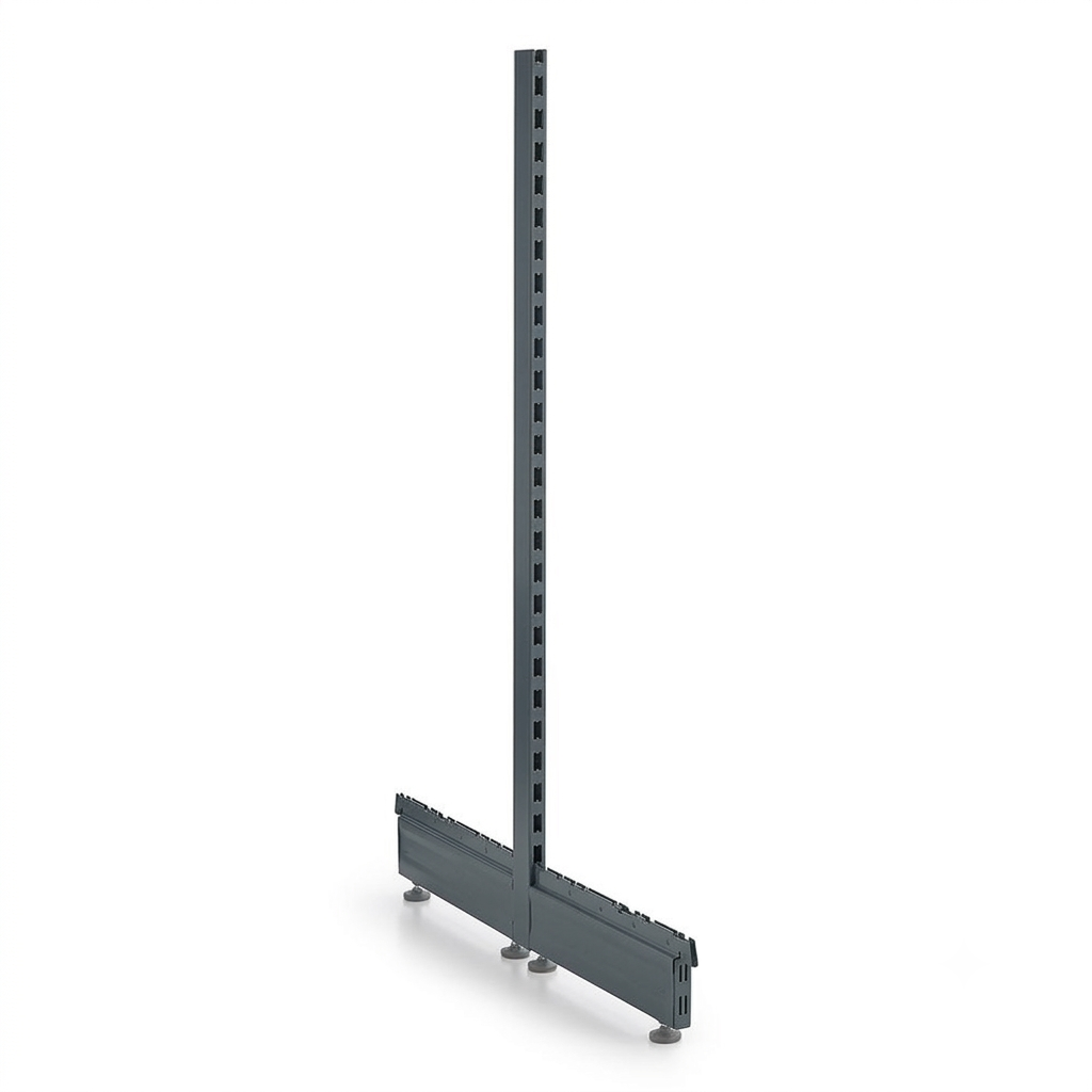 Dark Grey End of Run for Retail Gondola Unit