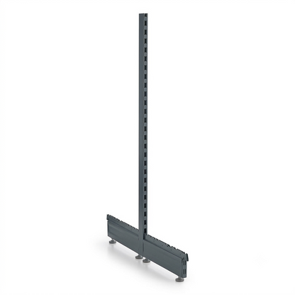 Dark Grey End of Run for Retail Gondola Unit