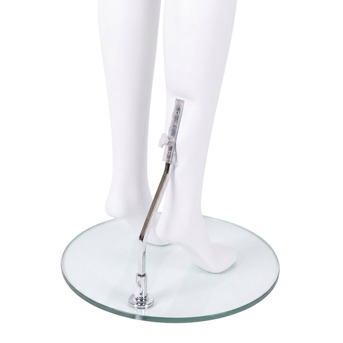 Essentials Female Matt White Semi-Abstract Mannequin - Eco-Friendly Plastic