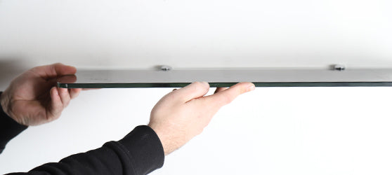 2. Secure the Shelf using the grommets