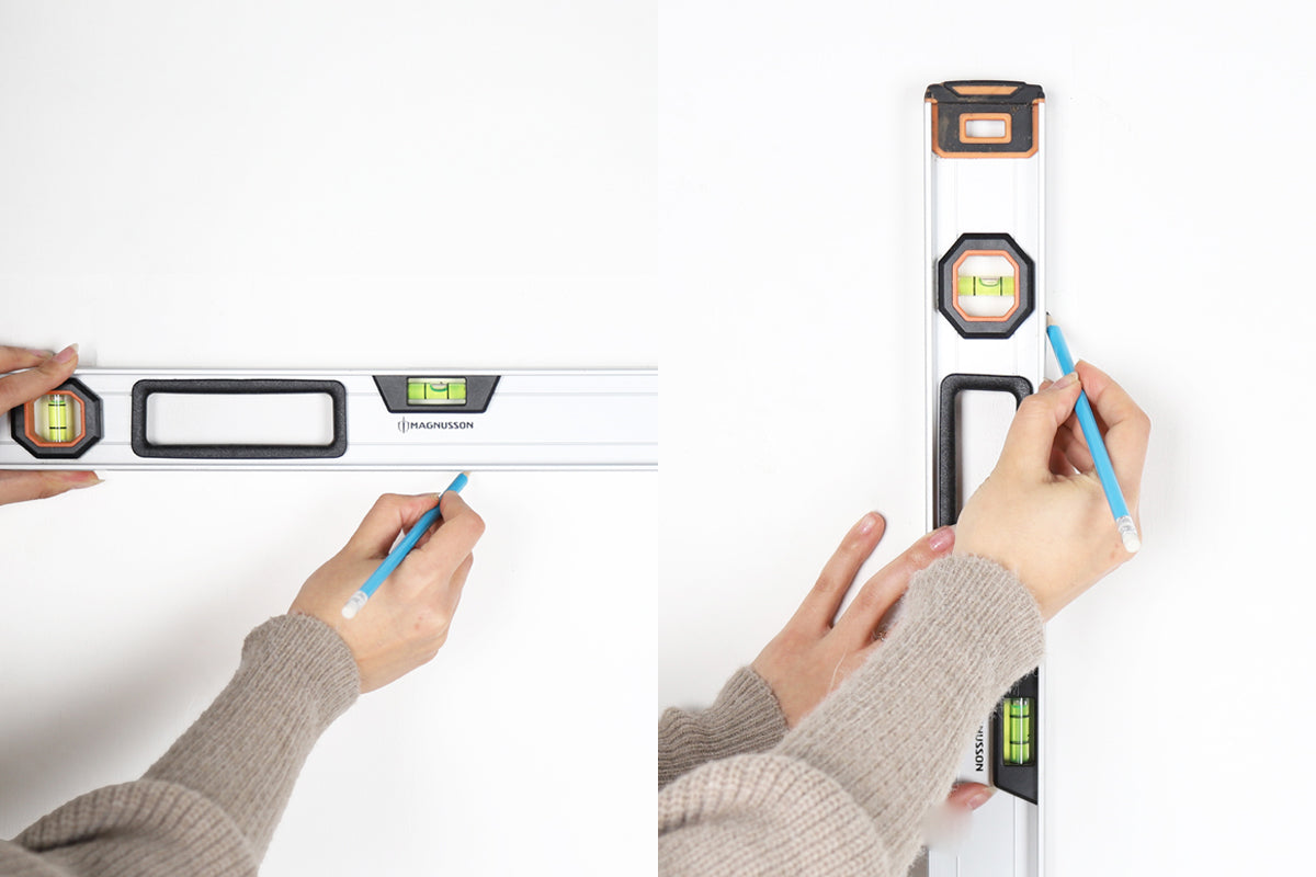1. Measure and plan where to put the Uprights