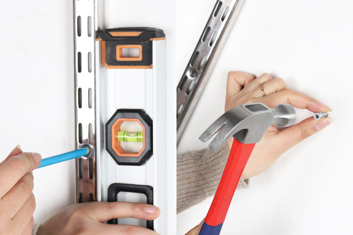 6. Screw the rest of the fixing points