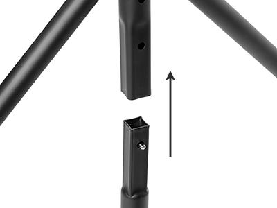 1. Attaching the Legs to the Base Bar(s)