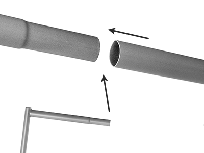 Connecting the Top Rail into the Uprights