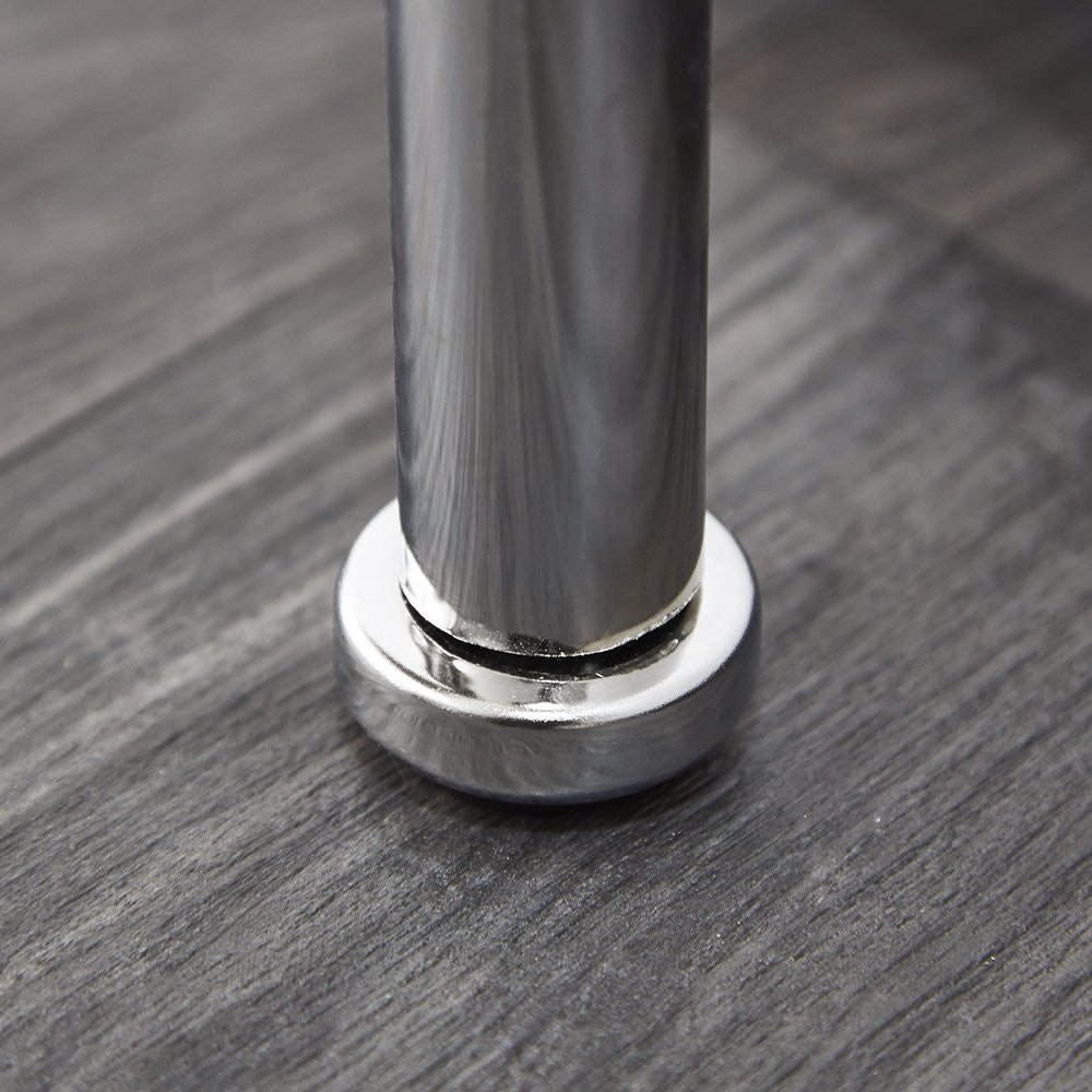 Push-in Adjustable Foot for 25mm Dia. Chrome Tube Rail