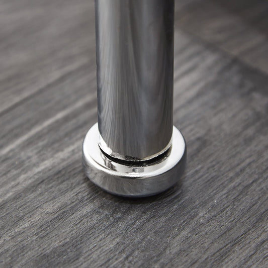 Push-in Adjustable Foot for 25mm Dia. Chrome Tube Rail
