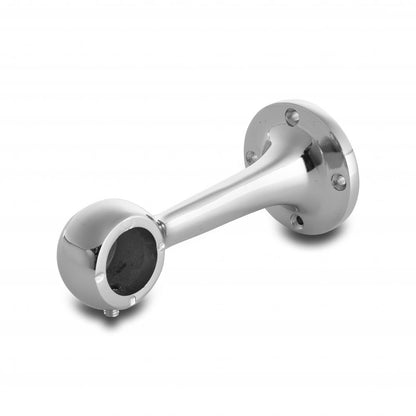 Chrome Tube Support End Arm for 25mm Dia. Chrome Tube Rail