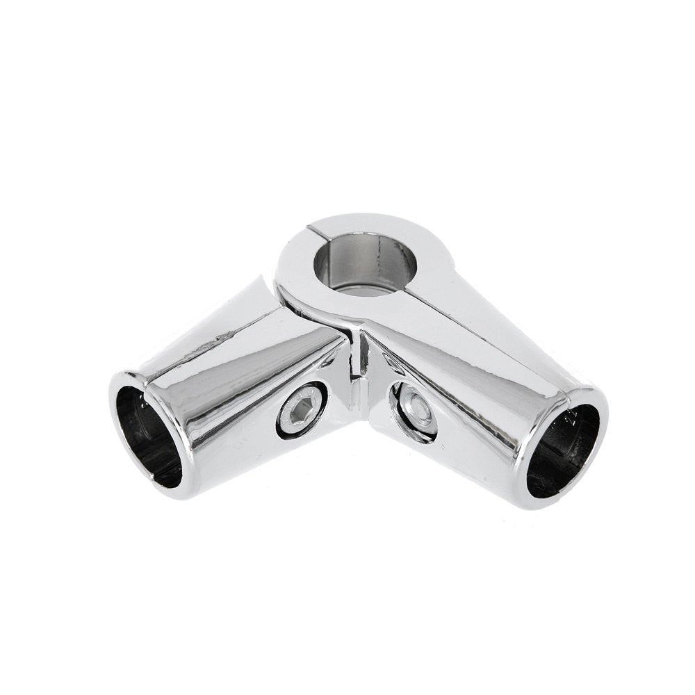 Chrome 4-Way Adjustable Clamp for 25mm Dia. Chrome Tube Rail