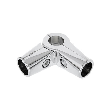 Chrome 4-Way Adjustable Clamp for 25mm Dia. Chrome Tube Rail