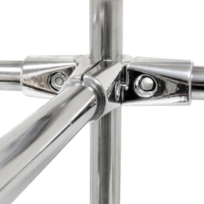 Chrome 5-Way Adjustable Clamp Fitting for 25mm Dia. Chrome Tube Rail